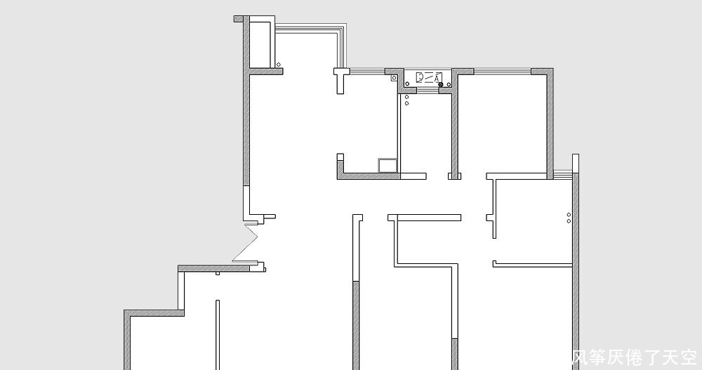 山水画|他家的中式风太好看了,入户玄关的圆形造型,很有中式意韵和品味