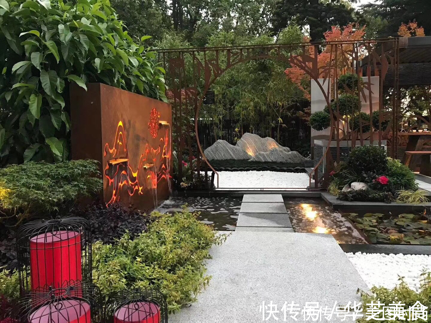 小院|现代日式混搭小院,没想到这么融洽舒适,这样的院子给我来一打!