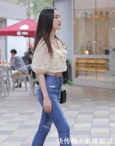 美女|微胖的牛仔裤美女最能展现出腿部的线条之美