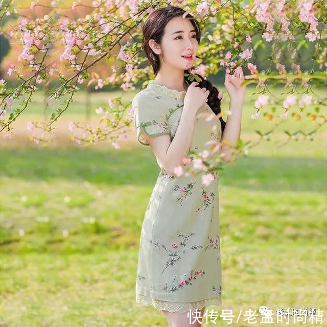 中国风改良气质旗袍，优雅时髦又充满复古风