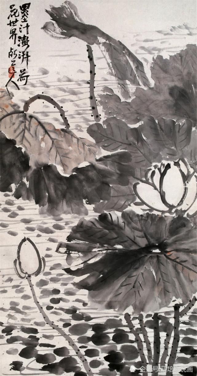 古朴秀逸，自由洒脱，陈师曾写意花卉欣赏