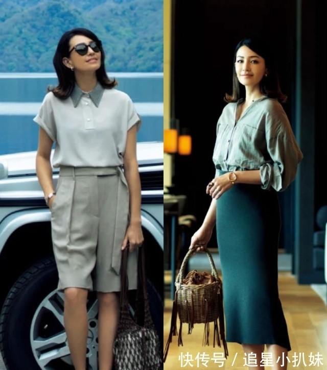 单品|时尚不分年龄,50+日本主妇的夏季穿搭,简约又高级,谁能不爱?