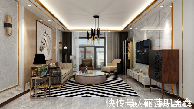 视觉|131平现代三居室低调婉转的华贵,赋予人更好的视觉效果