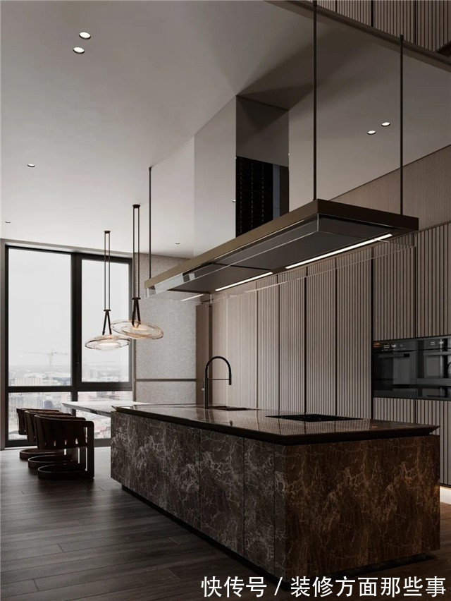 平层|163㎡极简风大平层住宅,刚柔并济营造了简洁有力的空间秩序