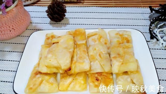 饺子皮|早餐,面包馒头不如它,不用揉面,平底锅一煎,5分钟出锅