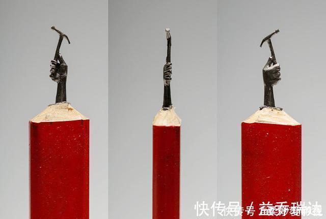 笔芯!牛人把3毛一支的2B铅笔,变成精美的艺术品,一支卖3500元