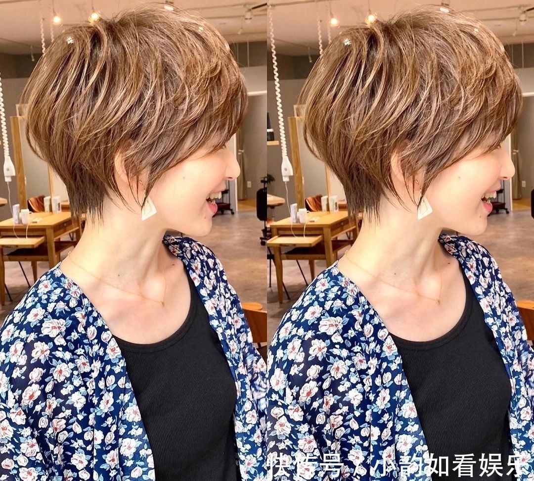 烫卷 头发细软发型别乱剪，烫卷剪短发，让你变身高颜值