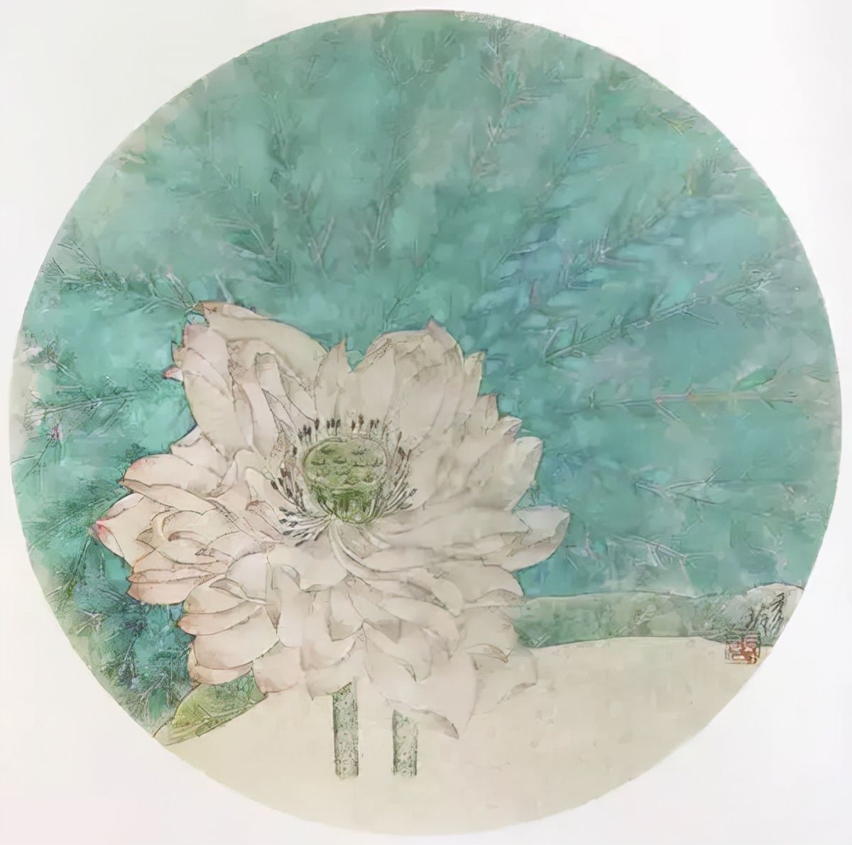 山东省美术家协会$女画家唐秀玲工笔画作品欣赏