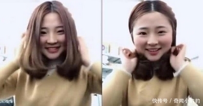 女生|不用美图看看女生头发下面,究竟藏了多少脸,露出来后太惊喜