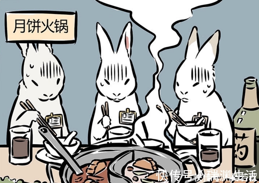 月球|非人哉:打工兔,打工魂!连月球都要改造成月饼的模样