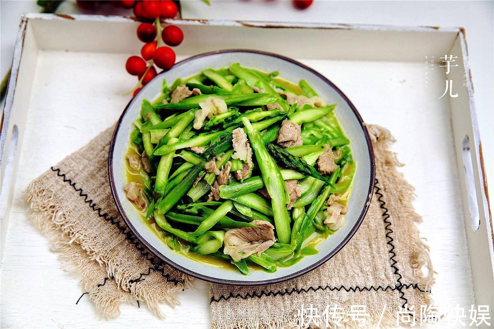 炒芦笋,直接下锅就错了!多加这一步,脆嫩爽口,超级下饭更下酒