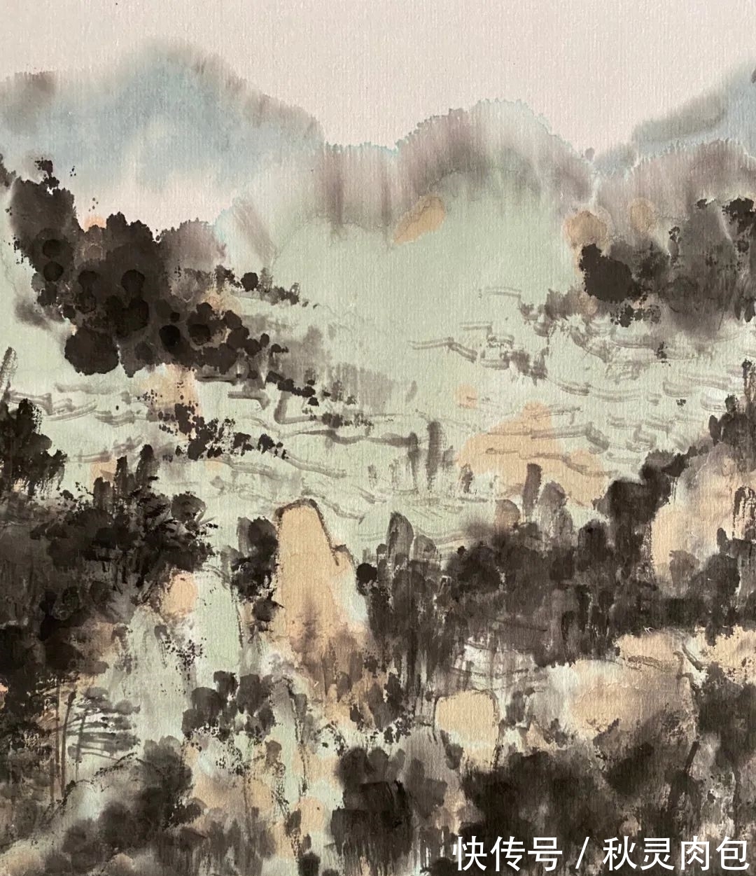 黄宾虹!水墨诗意——任海荣山水画艺术品鉴