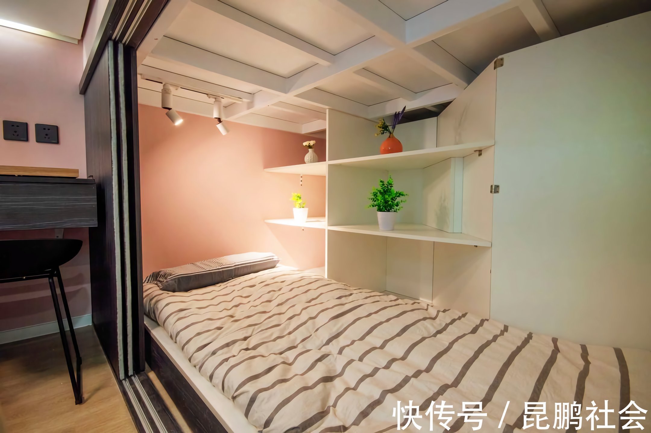 齐家敏敏|90后夫妻40㎡的新家，一房改四房，每1㎡都不浪费，非常完美