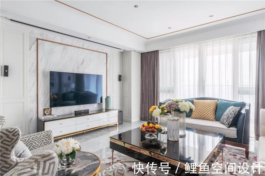 电视|用石材装电视墙，原始粗犷的质感，自然而又高档