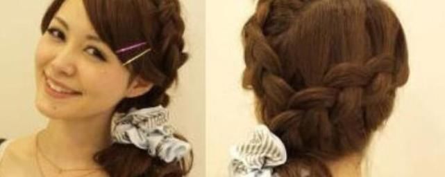 盘头发简单好看的步骤图解，优雅大气，女人味十足