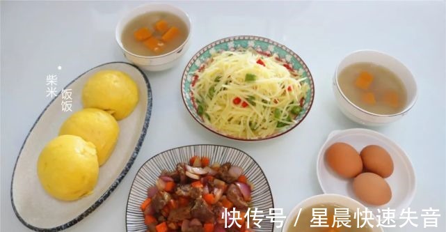 牛排|给家人做早餐,煮一锅粥,炒两个菜,全家吃得营养又开心!