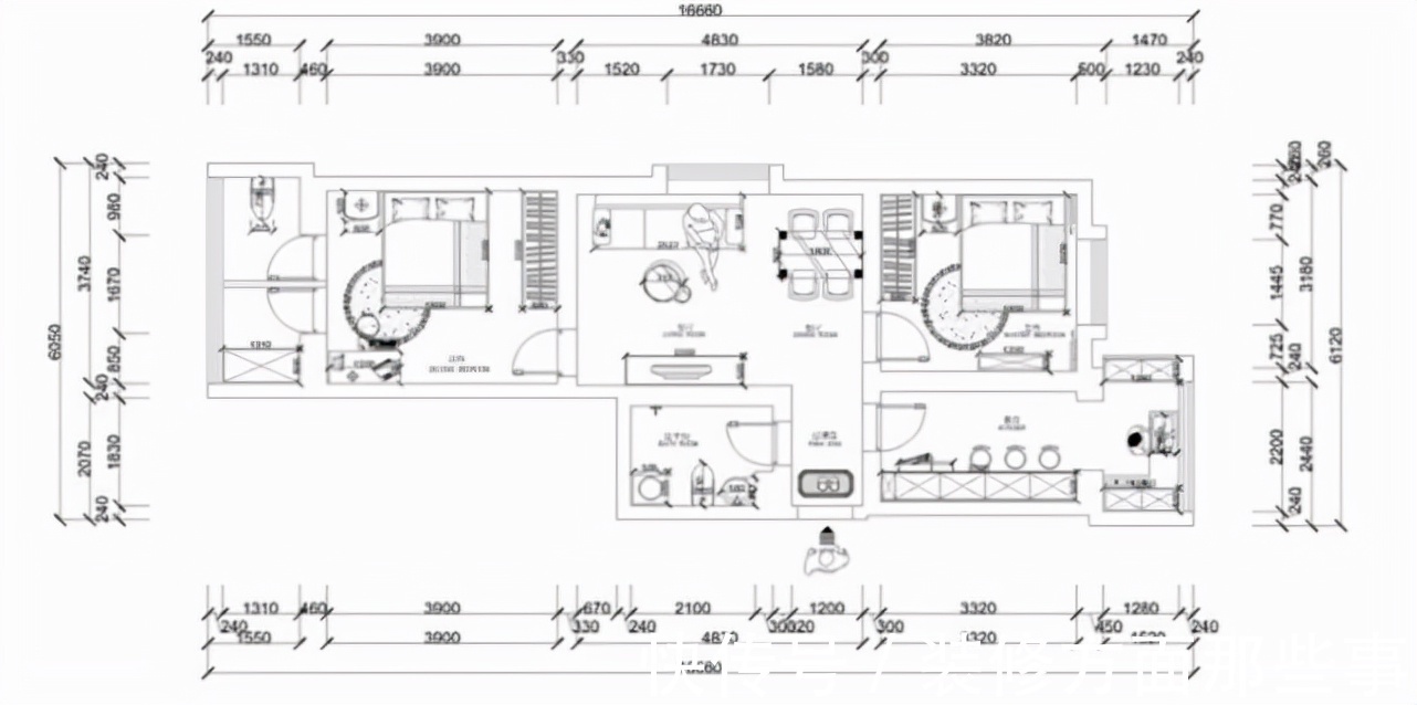 空间感|?76平两室两厅房间布局满,但并没有很挤