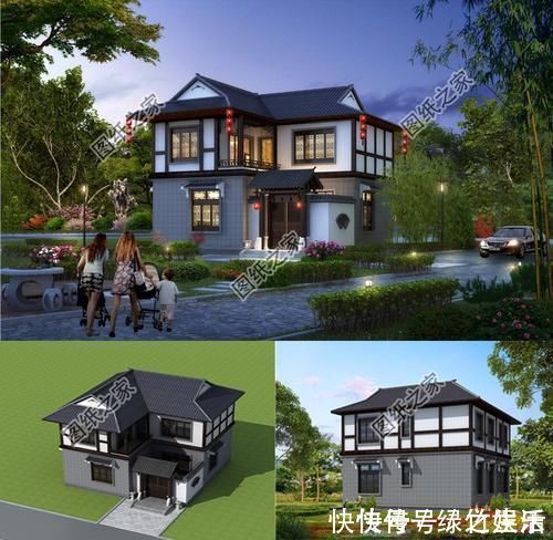 农村|农村9乘9米左右的二层建房图,占地小巧,来年住进去的就是你