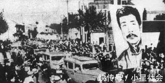 灵人#鲁迅出殡实拍,数十公里路程没用车马,扶灵人一个比一个名气大!