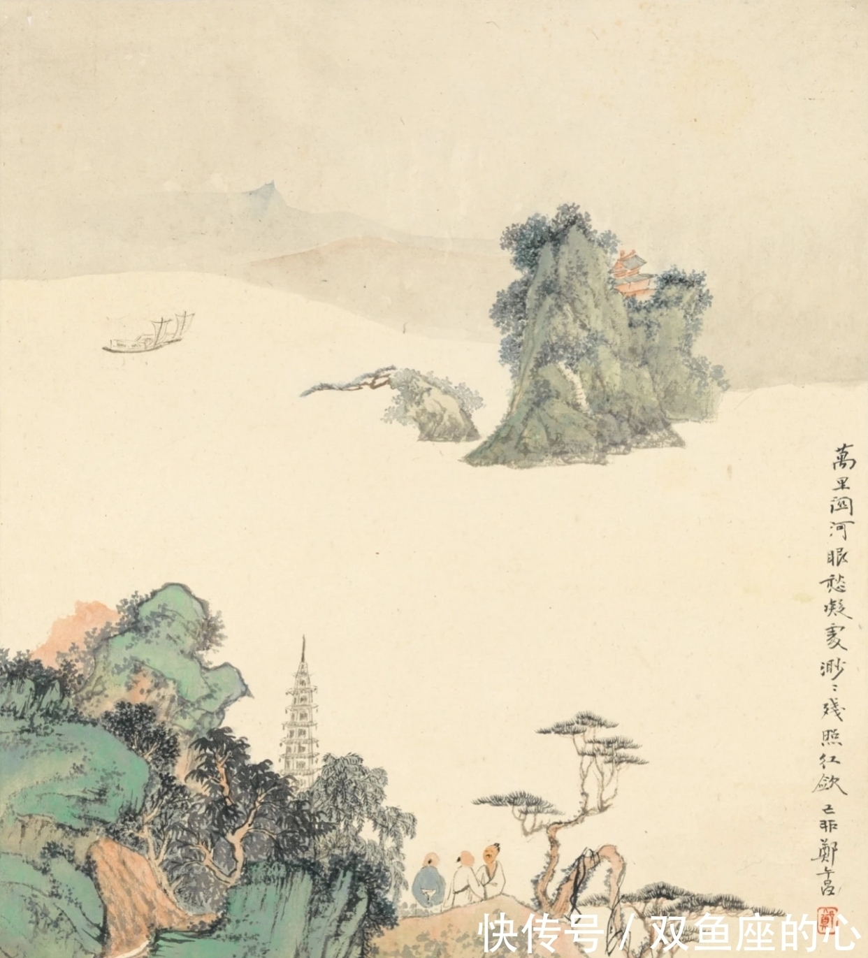 郑午昌!清雅、明净、飘逸!山水画大家郑午昌的小品画