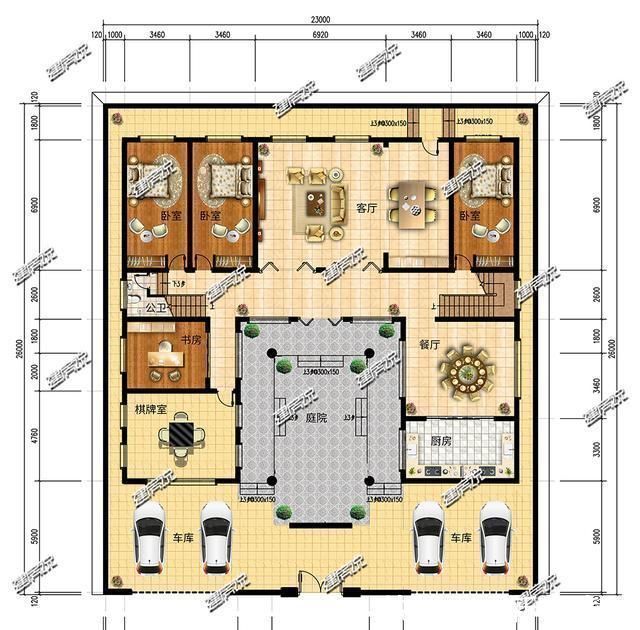 别墅|5栋中式别墅,有庭有院,中国人的骄傲,值得收藏起来慢慢看