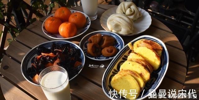 火腿片|两口子的6天早餐，做法简单又好吃，吃得舒服，自律的生活很美好