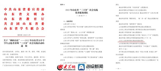 山东工业技师学院电商助农服务团队再获省级荣誉