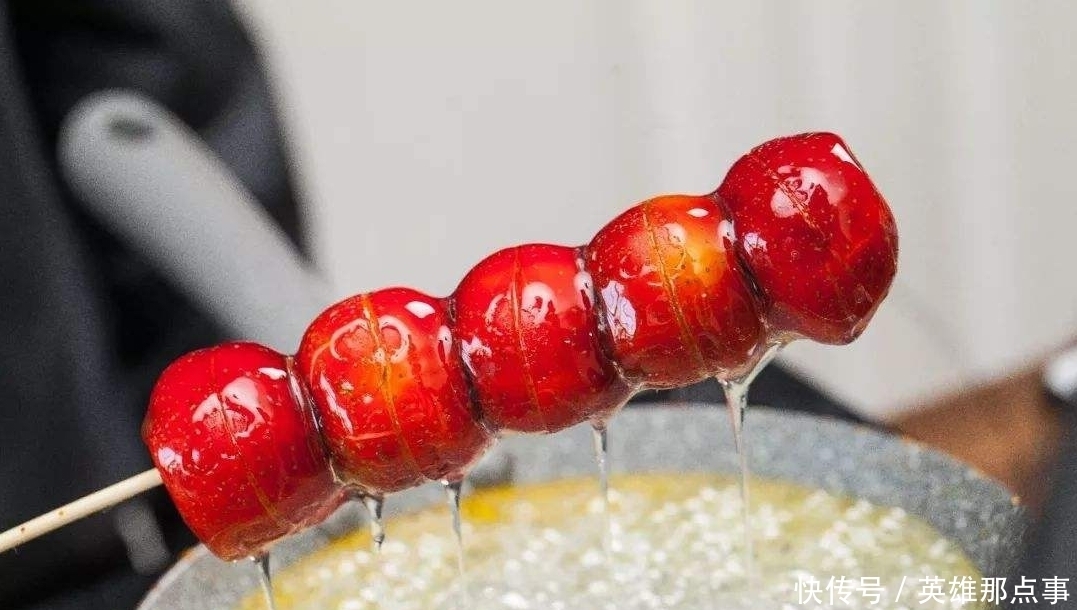 山楂|冰糖葫芦的简单做法,酸甜脆口,不粘牙