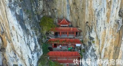 寺庙|建在夹缝里的寺庙，隐蔽到让人难以发现，不得不佩服古人的智慧