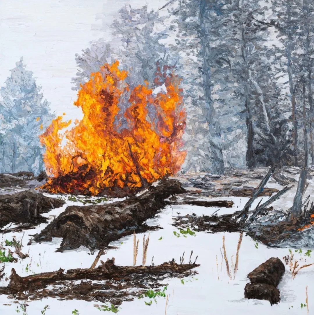 加拿大画家马特·巴恩的风景油画,笔触流畅,大美