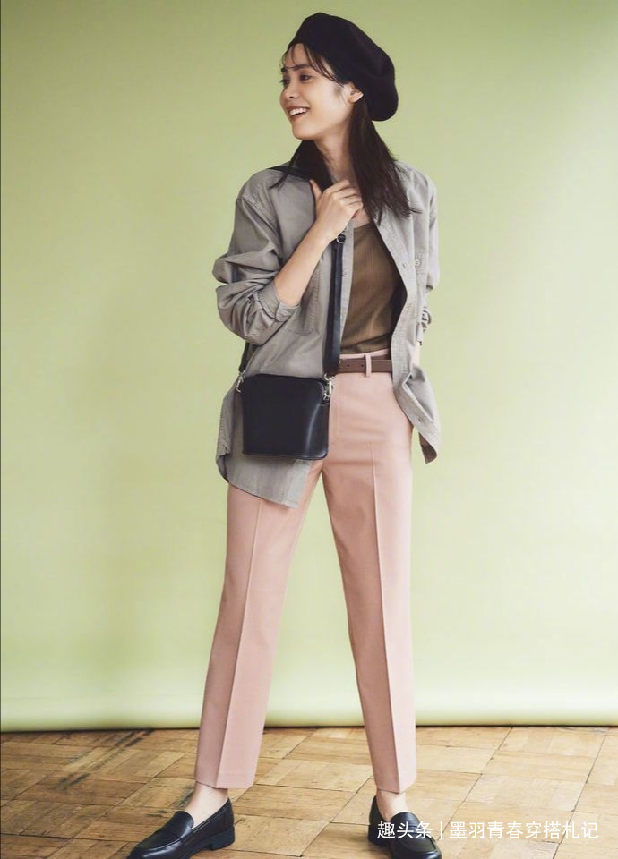 阔腿裤 优衣库穿不出高级感看日杂模特的穿搭示范,精致优雅太大气