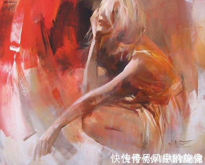 人体画&荷兰画家威廉 汉雷斯笔下充满冲击力的水彩人体画,太诱人