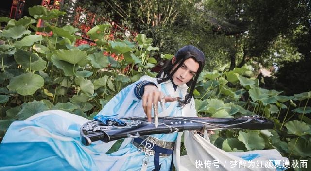  蓝忘机|cos魔道祖师，不是网红脸的他成史上最清秀的蓝忘机，网友好美