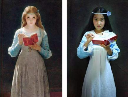 家庭作业|孩子模仿“世界名画”,精髓把握得很到位,网友:气质拿捏死死的