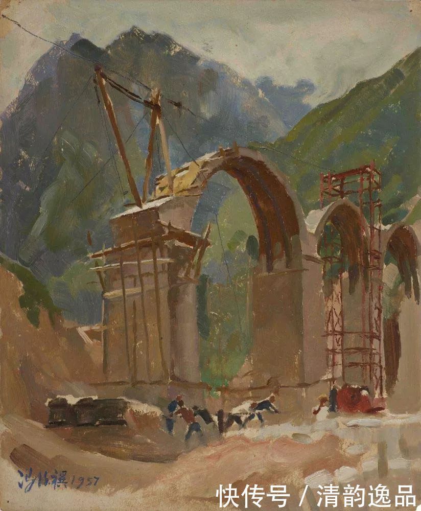 现当代著名油画家冯法祀油画作品集