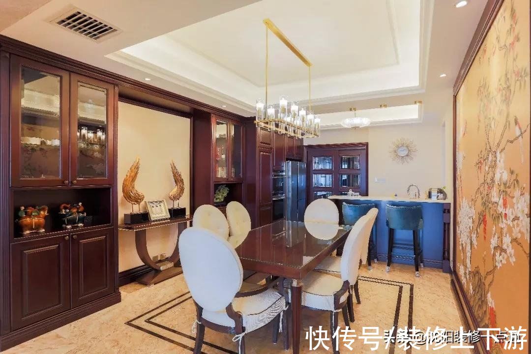 zone|280平实景装修案例，美式风格