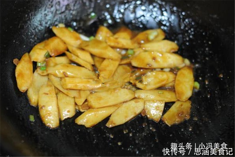  山药|砂锅山药第一次做，脆爽香辣，简单美味，多吃身体好