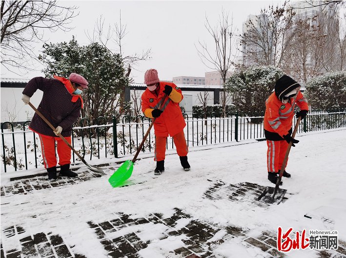 全警|河北沧州全域降雪清雪保畅“总动员”