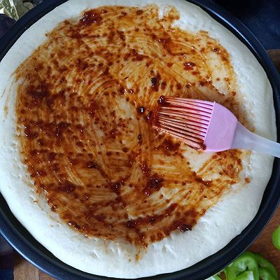 披萨饼|培根青椒披萨