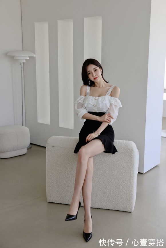 时尚搭配|女神孙允珠的时尚搭配:爱丽丝漫雪童话北欧叠花吊带裙