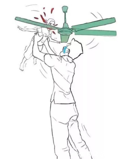 亲戚|悲剧!亲戚抛孩子玩“举高高”,8个月大婴儿被吊扇“收割”