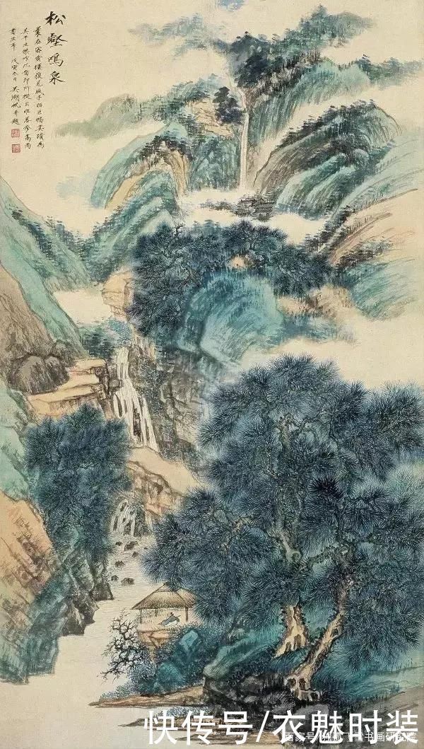 山水画|张大千曾经高度完美,傅雷却对他的山水持贬低之态,究竟为何