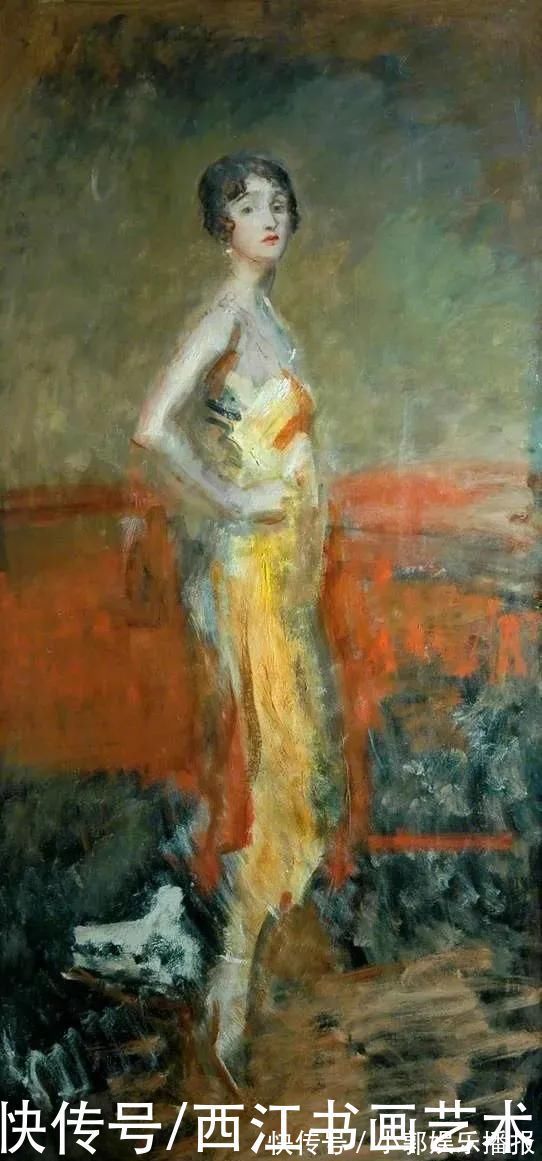 麦克沃伊&有质感的水彩肖像:英国画家亚瑟.麦克沃伊作品选