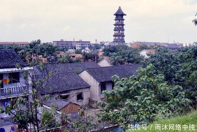 瑞光寺塔|江苏旧影1983年, 昔日苏州市沧浪区风景