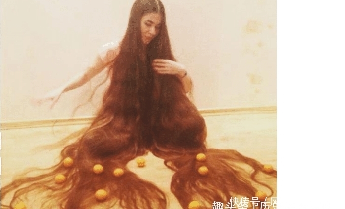 长头发|女子25年没剪过头发, 洗一次头, 要晾上两天才能干