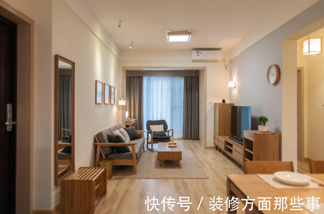 客厅|72平日式风二居室,木质元很多整体素净温馨