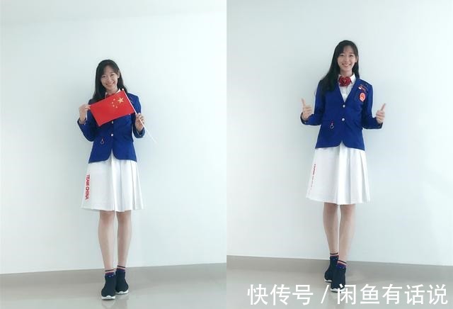 孙一文|孙一文霸气亮相,穿一袭“龙纹长裙”太惊艳,奥运冠军也是洋气人