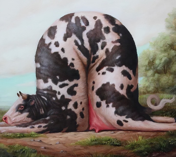 动物们&胆小谨点,插画师笔下的诡异动物看完一秒清醒!