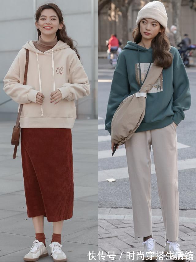tips|天凉了别穿得太单薄,建议备上这几款卫衣,搭裤子、裙子都好看