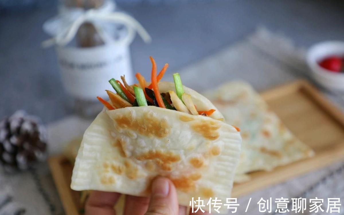 想吃|想吃口袋饼不用出去买,不发面不醒面,放凉了也不硬